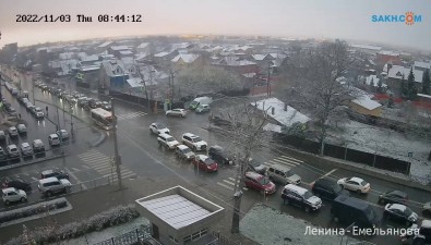 В Южно-Сахалинске заработал шлюз для автобусов