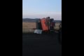 КамАЗ с прицепом перевернулся на въезде в Углегорск