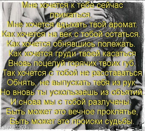 Мне хочется к тебе сейчас прижаться
Фотограф: alexei1903

Просмотров: 5803
Комментариев: 0