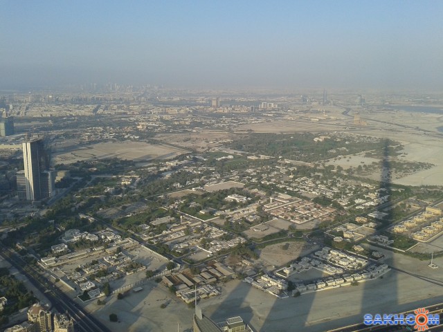 Фото со смотровой площадки Burj Khalifa_4