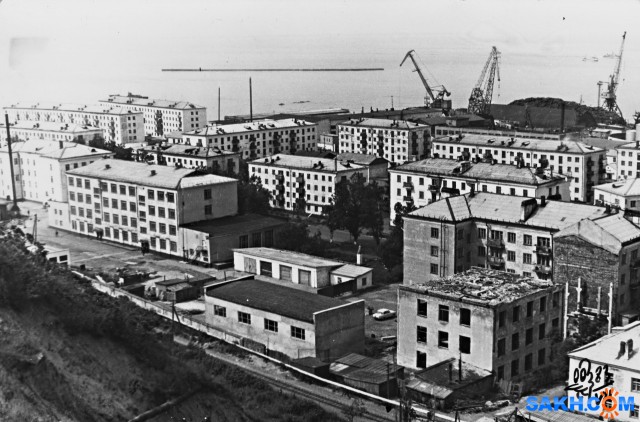 Невельск  (1983 г, центр города).