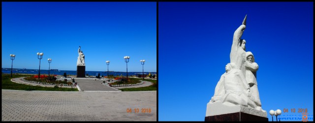 В память погибших моряков.