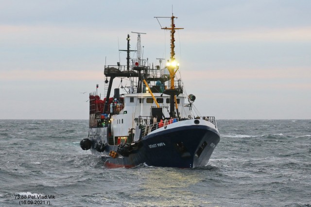 ОПЛОТ МИРА.  (Бывший КАПИТАН  АСАУЛЕНКО.   IMO 8922981,  MMSI  273894000,  CS UADY).  Татарский пролив.