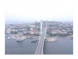 С вершины пилона моста Золотой Рог Владивосток