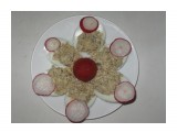 Яйцо фарированное паштетом из шпрот и желтка